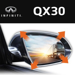 옵틱글래스 인피니티 QX30 광각 사이드 와이드미러