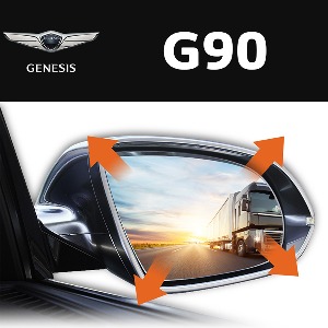 옵틱글래스 2023 제네시스 G90 4세대 RS4 광각 사이드 와이드미러