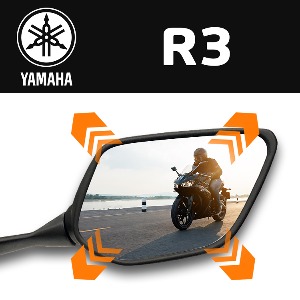 옵틱글래스 야마하 R3 2세대 오토바이 광각 사이드 와이드미러
