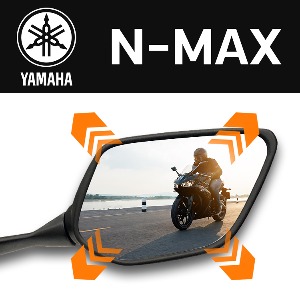 옵틱글래스 야마하 N-MAX 오토바이 광각 사이드 와이드미러